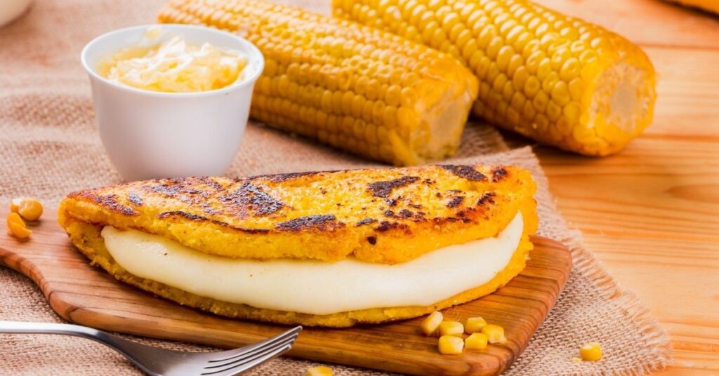 Venezuelan cachapa