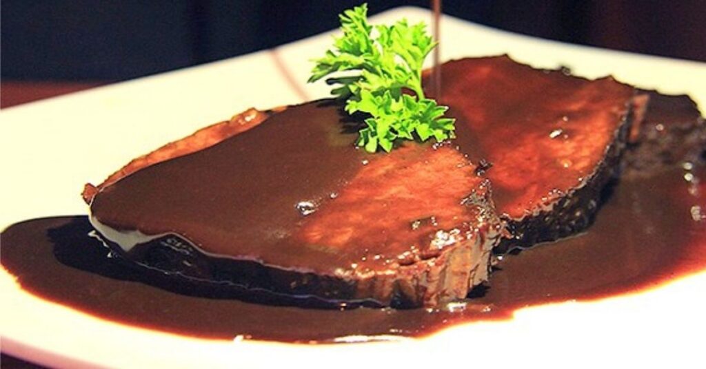 Typical black roast from Venezuela