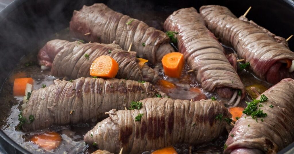 Rouladen, typical German cuisine dish