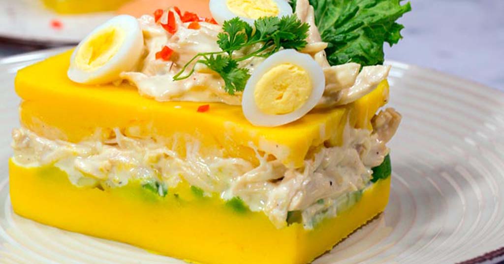 Causa Limena or stuffed