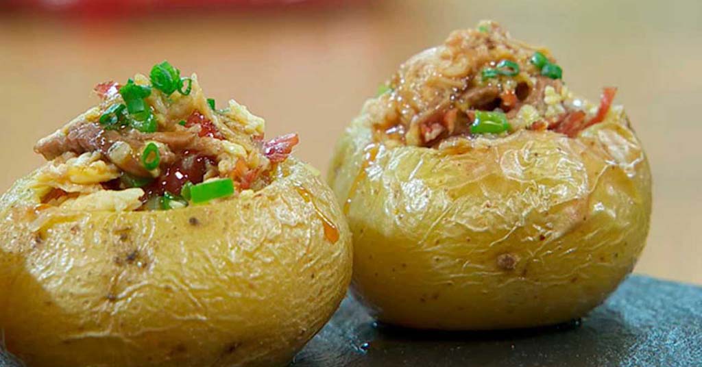 Stuffed potatoes