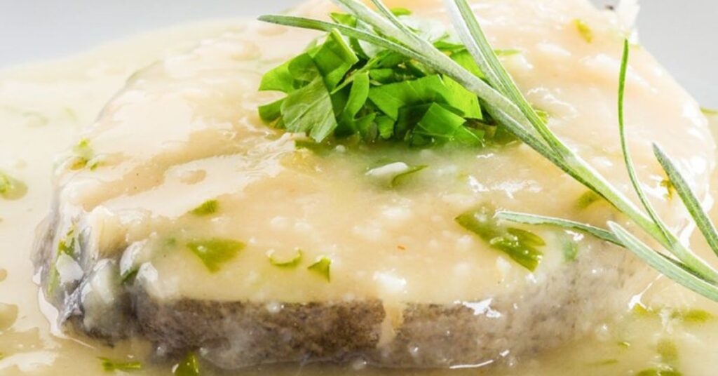 Hake in green sauce