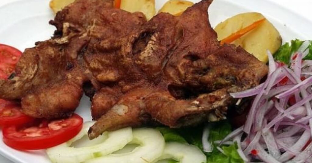 Roasted cuy